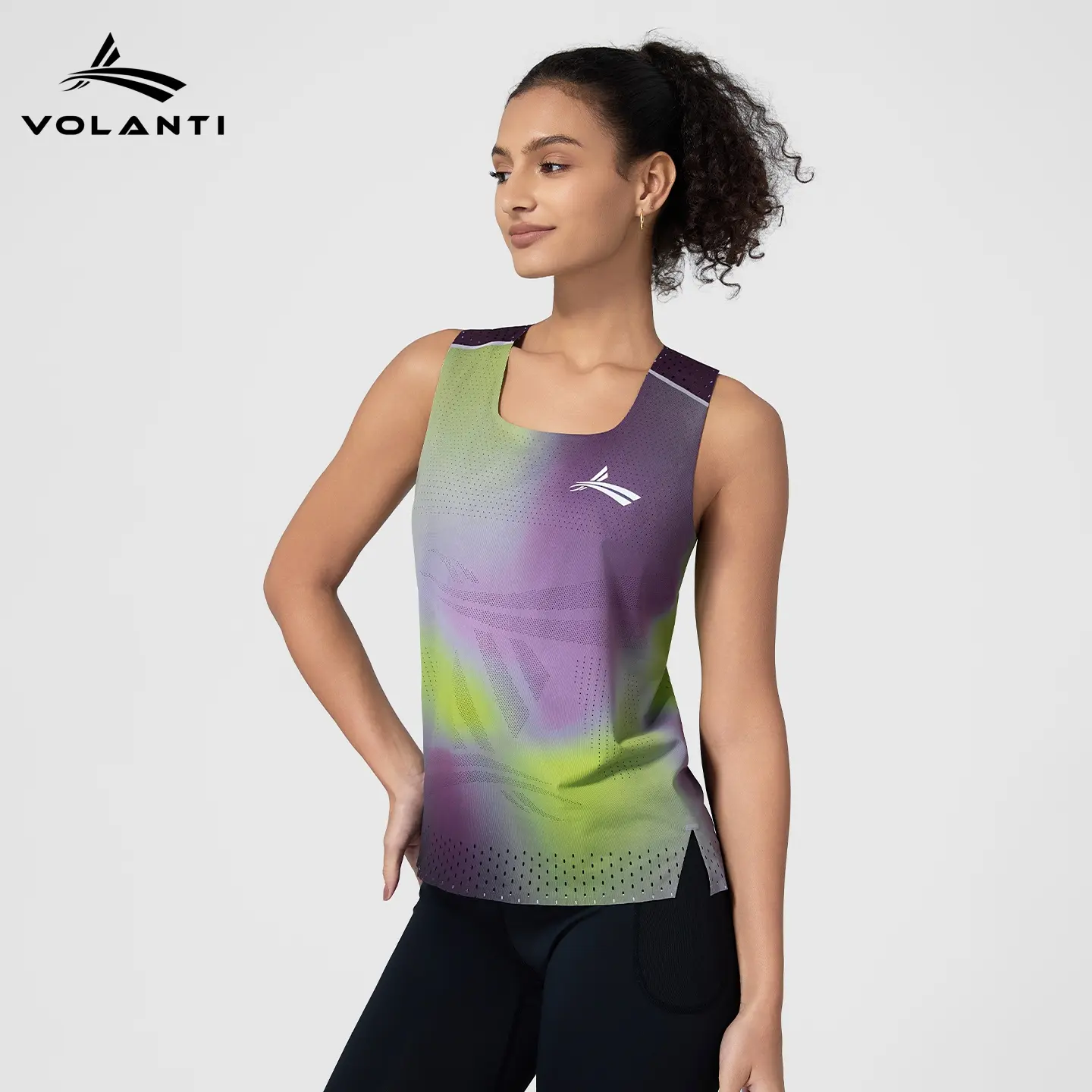 Volanti Racing Sun Women's Universal Running Vest | Quick-drying, breathable, moisture-wicking, ultra-lightweight, zero-pressure vest, suitable for summer road running, marathons, long-distance running, gym training, and fitness activities.