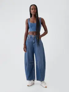 Gap Women's High Rise UltraSoft Horseshoe Jeans
