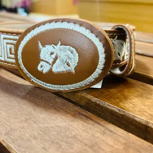 Mexican embroidery belt , cinturón vaquero de niño