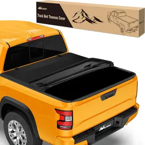Nilight Soft Tri-fold Truck Bed Tonneau Cover Compatible with Nissan Titan 2017 2018 2019 2020 2021 2022 2023 2024 2025-5.5ft Car Protector  dealsforyoudays