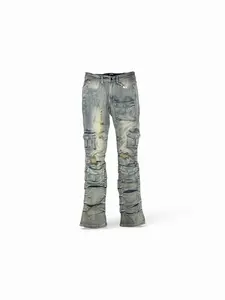 Kindred Tan Blue Wash Stacked Jeans