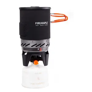 Fire-Maple "Fixed Star 1" Backpacking and Camping Stove System | Outdoor Propane Cooking Gear | Portable Pot/Jet Burner Set | Ideal for Hiking, Trekking, Fishing, Hunting Trips and Emergency Use