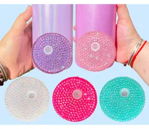 Bling replacement lids. 16oz acrylic replacement lid, bling 16oz replacement lid