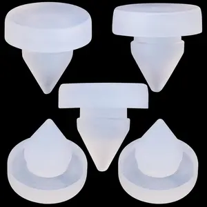 5PCS Brake Pedal Stop Pads, Brake Light Switch Stopper, Brake Switch Pad, Car Truck Auto Brake Pedal Pad Replacement for 46505-SA5-000 (Polyurethane, White)