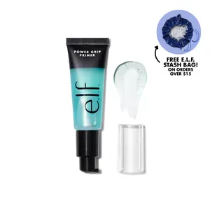 e.l.f. Power Grip Primer, Gel-Based Long-Lasting Makeup Primer, Hydrating Dewy Finish, Non-Comedogenic, Vegan & Cruelty Free, 3 Sizes