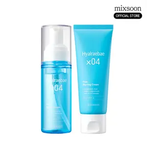 [mixsoon Official Shop] Hyalraebae Makeup-Ready Duo – Perfect for Cold and Dry Winter, Pore Bubble Serum & Blurring Cream with Niacinamide, PHA/LHA & Hyaluronic Acid