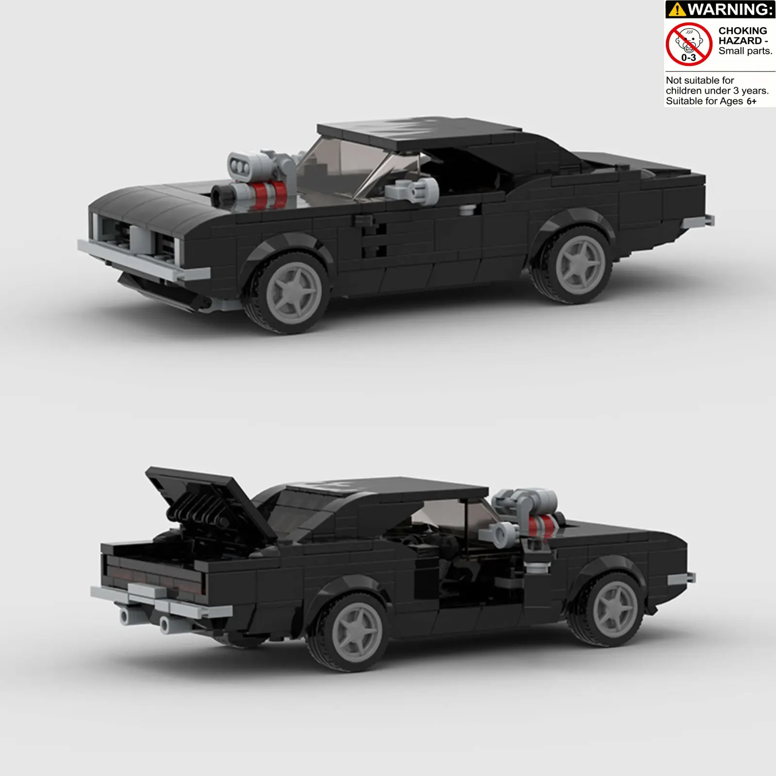 395pcs Moc Car Model Set, Moc Blocks Set, Stem Educational Creative Toy, Adult DIY Building Kit, Building Sets, Perfect Gift for Boyfriend, Husband, Christmas, Birthday, Miniature Set