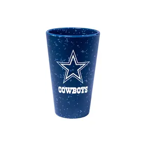 Silipint x WinCraft Officially Licensed NFL Cups 16 oz Silicone Pint Glass - Reusable BPA Free Dishwasher Safe Drinkware for Tailgates and Game Days. Unique Gift for NFL Football Fans