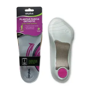 Plantar Fascia Orthotic Insole for Women, 1 Pair, Size 5-11