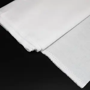 22" x 4.6 Yards Cotton Woven Fusible Interfacing Bolt White Medium Weight 100% Cotton Single-Sided Iron-On Interfacing for Blouses t-Shirt Dress Shirts Collars Supplies