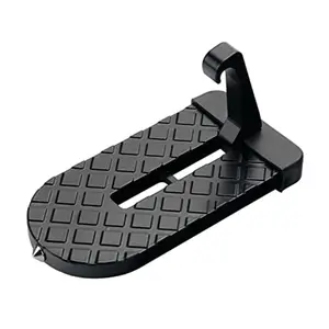 Car Multi-Functional Step, Foldable Door Lock Hook Accessory, Support Stand, Glass Break Safety Hammer, Easy Roof Entry, Most Cars Suv Trucks ()