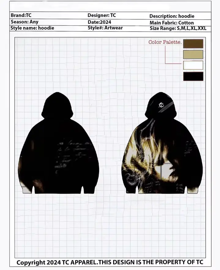 Blond hoodie