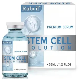 Premium Stem Cell Solution - 35ml/1.2fl.oz Renewal Serum with Hyaluronic Acid & Niacinamide, Deep Nourishment & Youthful Glow for All Skin Tones Hydrating Moisture