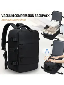 Women's Backpack 43x30x18 Cm, Vacuum Compressed Travel Bag, Casual Travel Backpack, Traveler Essentials Backpack, Large Capacity Foldable Hiking Backpack, Ultra Lightweight Business Carry-On Luggage