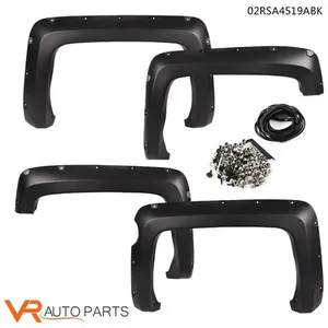 5.8' short Bed Pocket Rivet Fender Flares Fit For 14-18 Chevy Silverado 2500HD-Z
