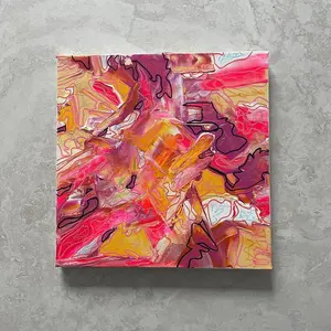 Sunset Maze 10x10 inch painting