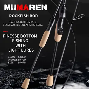 Yushan Wood muma ren Jigging Rod | UL/L Power | Micro Lure Long Cast | 2-Piece Spinning