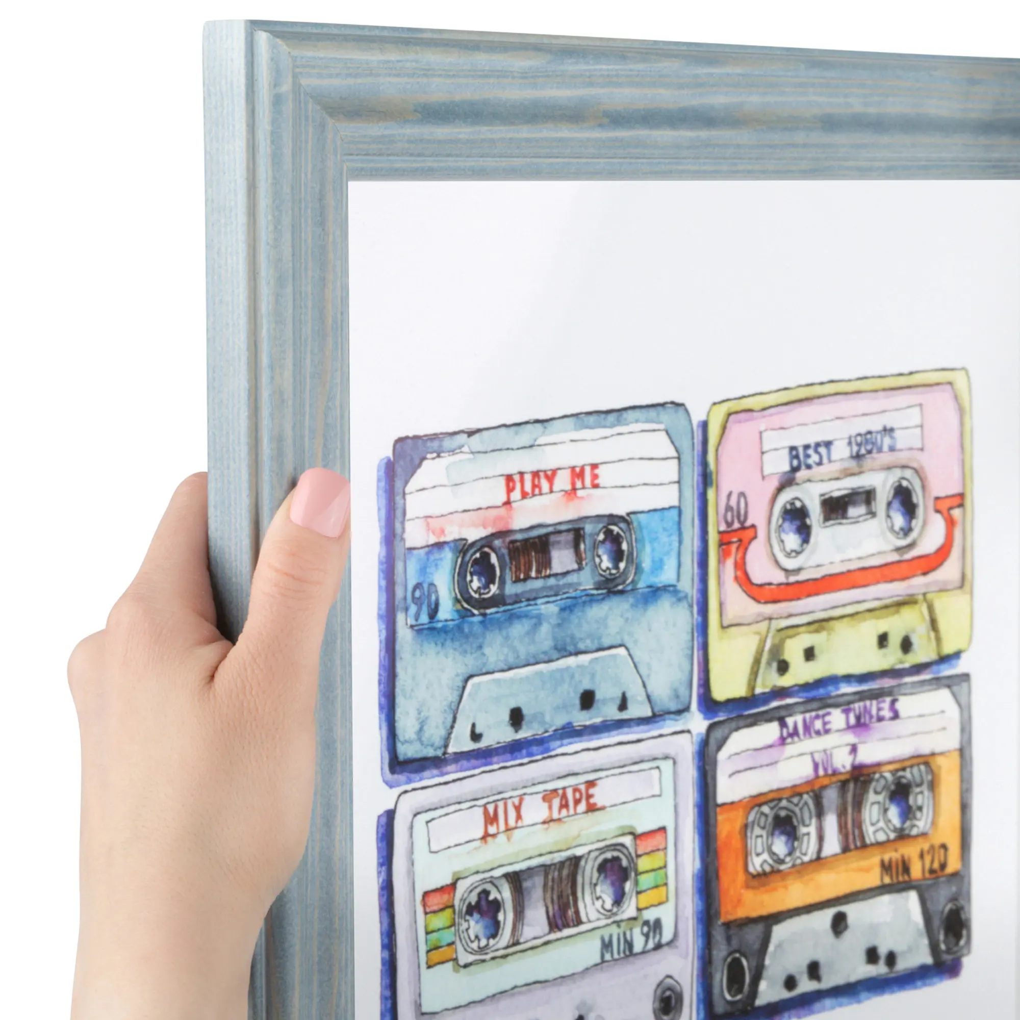 9x12 Inch Rustic Style Decorative Picture Frame – Regular Glass Photo Frame with Saw tooth hanger for Wall Decor or Room Display (56673)