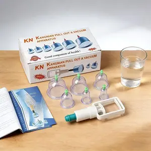 12PCS Cupping Therapy Set with Hand Pump - Vacuum Massage Cups for Muscle Relaxation, Pain Relief & Cellulite Treatment