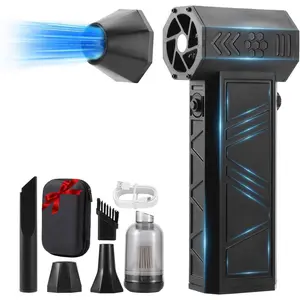 Compressed Air Duster - 20,0000 RPM Blower, Air Blower Gun for Cars, PC, Keyboard, Home & Dust (Replaces Compressed Air Cans)