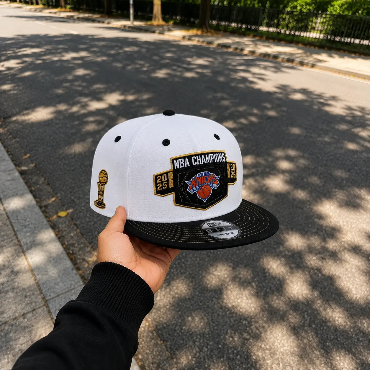 New York Knicks Team 2026 NBA Champions Hat Snapback Adjustable Cap – Basketball Finals Championship Limited Edition Flat Brim Fan Gift
