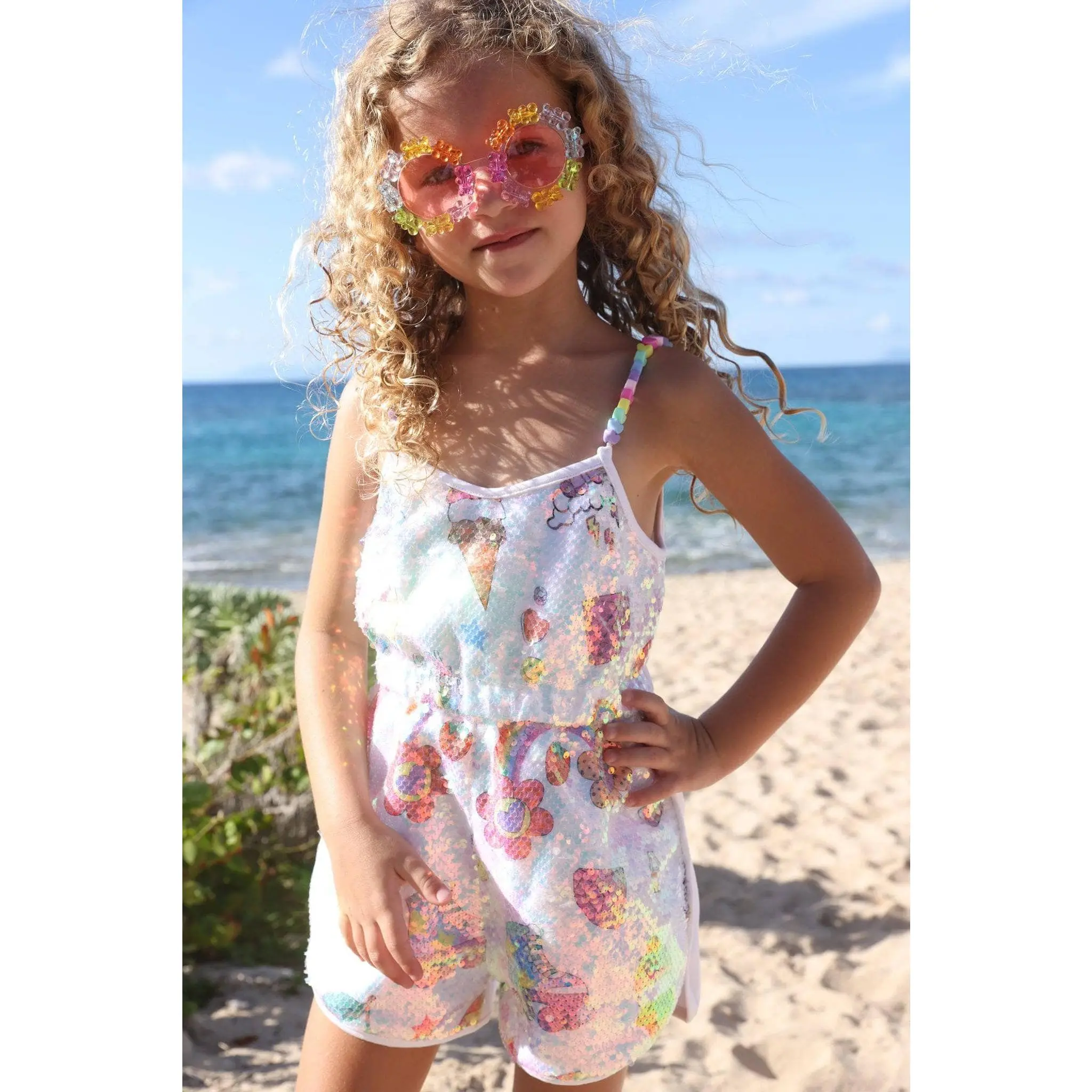Summertime Fun Sequin Romper Summertime Fun Sequin Romper