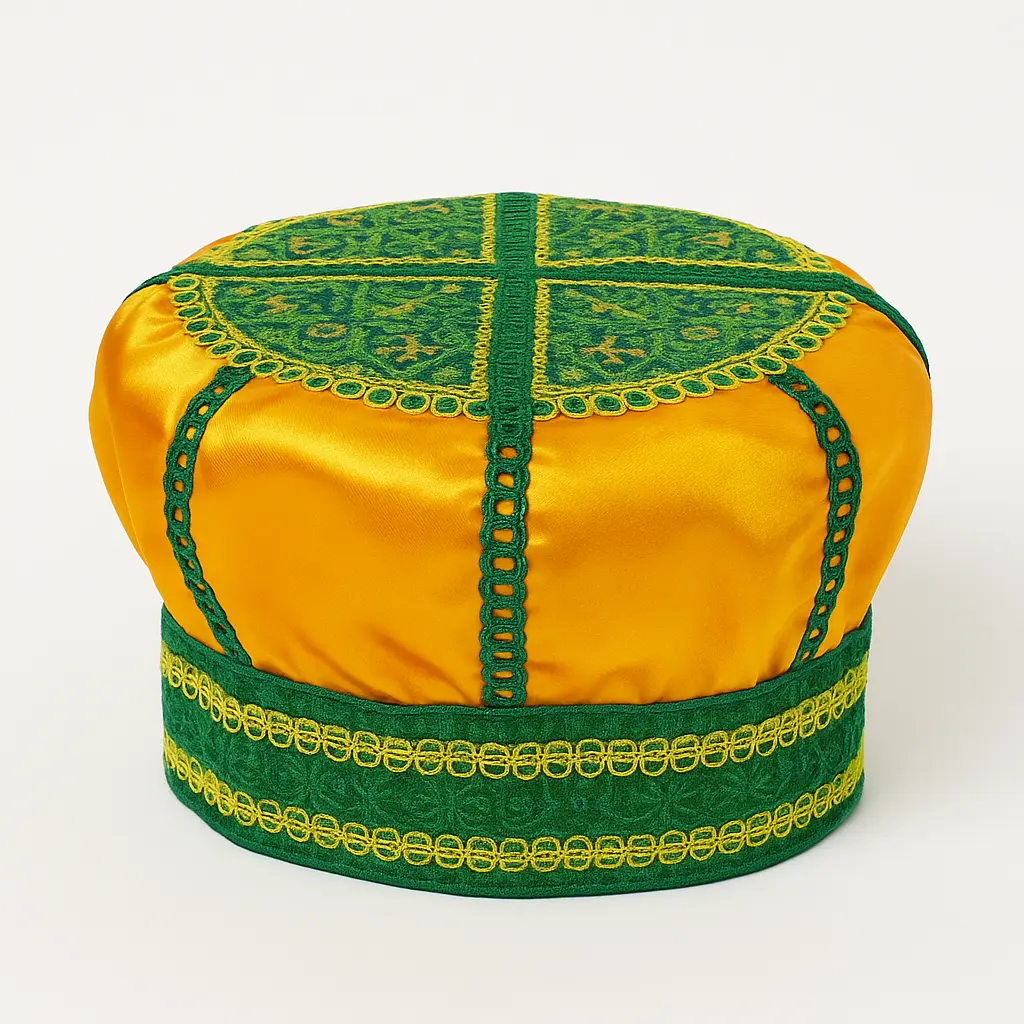 Santeria Gorros Santera Yoruba Ifa Orisha Unisex Ceremonial Hat with Vibrant Colors & Intricate Embroidery for Comfort and Durability Durable Santero