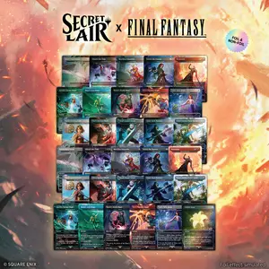 Magic the Gathering Secret Lair x Final Fantasy English Complete Bundle Foil + Non-Foil + Promo Card