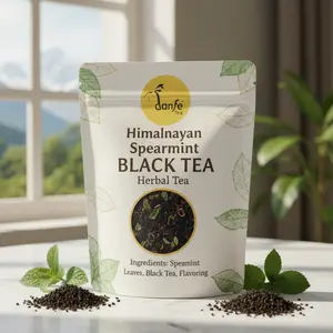 Danfe Tea Himalayan Spearmint Black Tea – Bloat Relief, PCOS & Hormone Balance Support | Women’s Wellness | Premium Nepal Tea