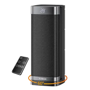 【Clearance Sale】Portable Space Heater,   Appliances Multifunction1500W Space Heaters for Indoor Use, Small Space Heater with 4 Modes Remote, PTC Ceramic Electric (50-95°F), 12H Timer, Electric Heaters for Office, Bedroom, Large Room