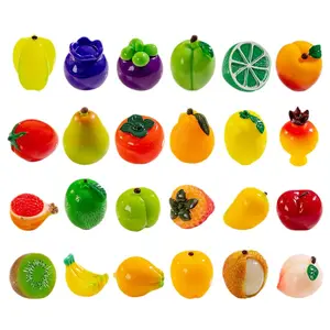 Simulated mini food toy fruit cute pieces, resin blind bag accessories, stationery gifts, decorative ornaments