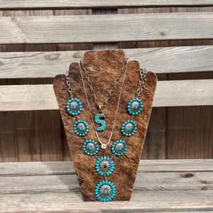 Cowhide Necklace Holder / Western Jewelry Display