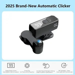 2026 Upgraded Wireless Portable Auto Clicker Accessory for Smartphones, Built-in Battery, No Power Source Connection Needed, Ideal for Mobile Live Streaming Likes, Gaming, Accessories