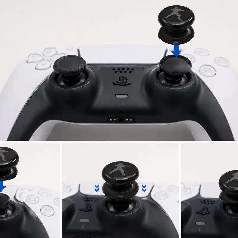 PS5 Precision Thumbstick Extenders | Enhanced Aim Analog Stick Caps | 2 Pack