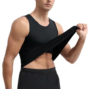 MAGCOMSEN 1/2 Pack Men's Elastic Dry Fit Tank Top Sleeveless Sports Shirt Gym Undershirt