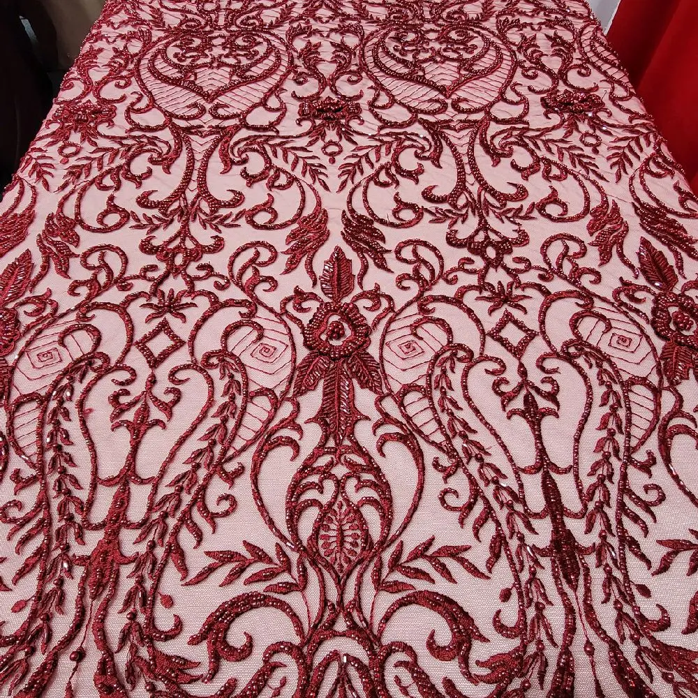Beaded Mesh Lace - Perfect for Wedding Dresses and Occasions