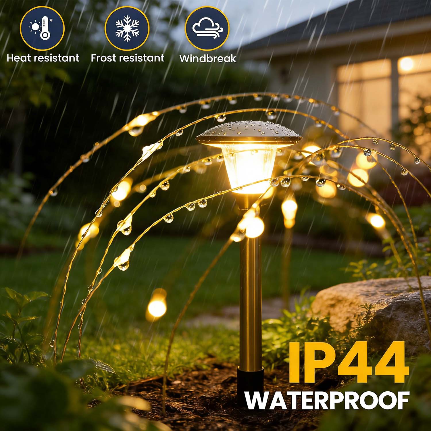 $120 LED Solar Garden Lights 2 Pack, Fairy Firework Decorative Outdoor Lights, Solar Powered Warm White Lighting for Yard, Pathway, Flowerbed, Planter, Balcony, Patio & Christmas Decor $120 LED Solar Garden Lights 2 Pack, Fairy Firework Decorative Outdoor Lights, Solar Powered Warm White Lighting for Yard, Pathway, Flowerbed, Planter, Balcony, Patio & Christmas Decor