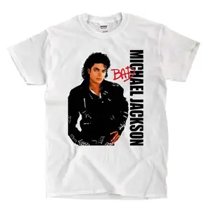 Michael Jackson - Bad - Graphic Tee Short-Sleeve Shirt