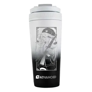 Kiskachan Custom 26oz Shaker - Black White Ombre