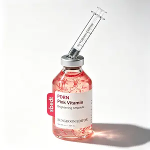 Sungboon Editor PDRN Glow Boost Ampoule - Korean Skincare Rejuvenating Face Serum for Radiant Glass Skin, Wrinkle & Fine Line Treatment, Firming, Deep Hydration