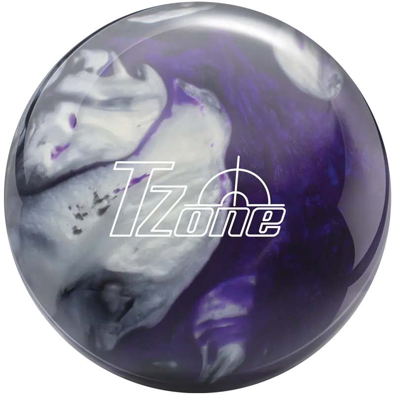 Brunswick T-Zone Bowling Ball - Black/Purple/Silver