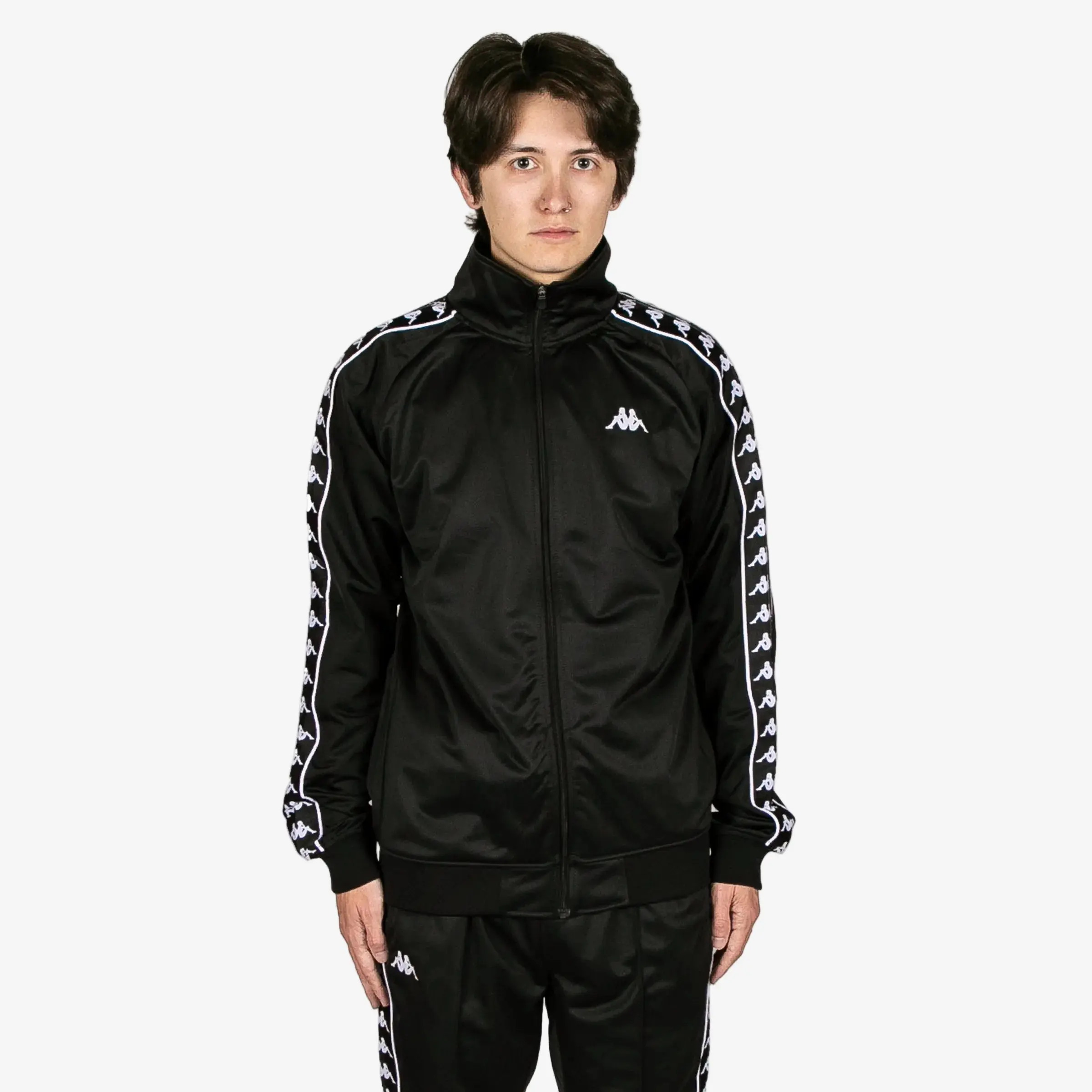 222 Banda Anniston Track Jacket - Black / Black