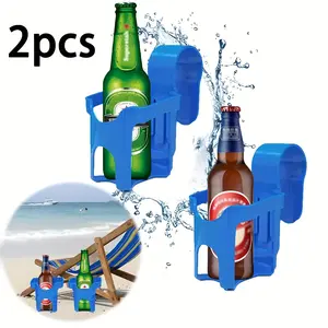 Swimming Pool Cup Holder Set, 2/4 Piece Plastic Cup Rack, Multi-Functional Swimming Pool Accessories, Pool Side Drink Stand