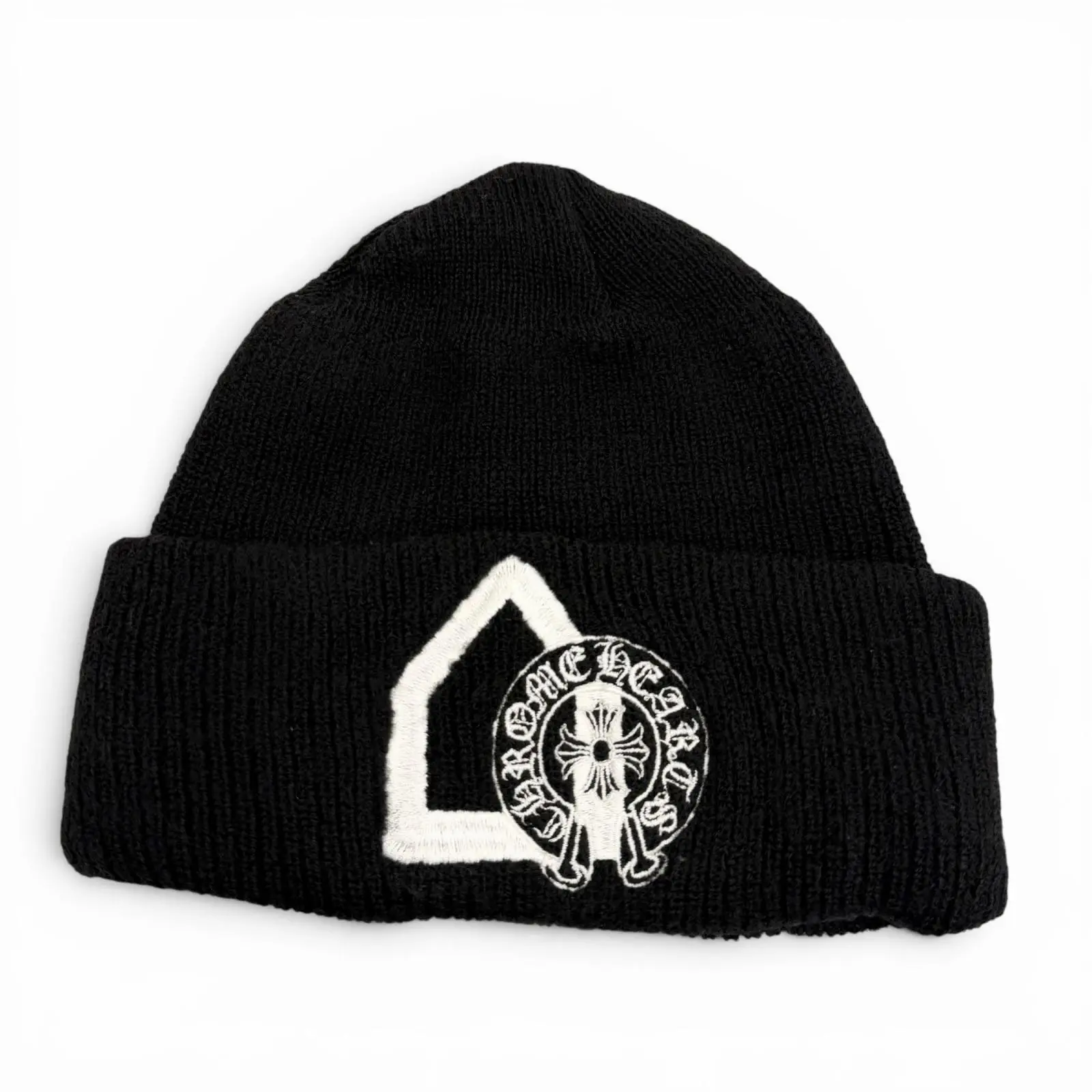 Pre-owned Chrome Hearts Wool Small Leather Goods Dover Street Market Knit Cap