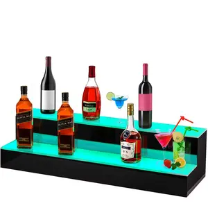 VEVOR LED Lighted Liquor Bottle Display Bar Shelf RF App Control 16 4 - StepVEVOR Super Brand Day