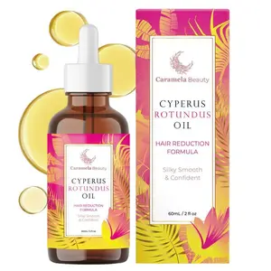 Cyperus Rotundus Oil - 60ml Natural Cyperus Rotundus Oil for Hair Removal, Moisturizing & Soothing Cyperus Oil for Reducing Body Hair Growth, Hair Removal Oil Ideal for All Skin Types, Moisturizer