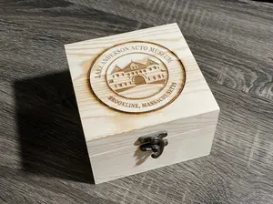 Customized Wooden Box for Slate Coasters