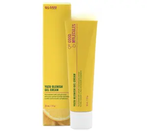 Good Molecules Yuzu Blemish Gel Cream 30ml/1oz - Lightweight Moisturizer with Salicylic Acid BHA, Yuzu, Licorice and CICA Target Breakouts, For Even Tone and Texture - Skin Care For Face