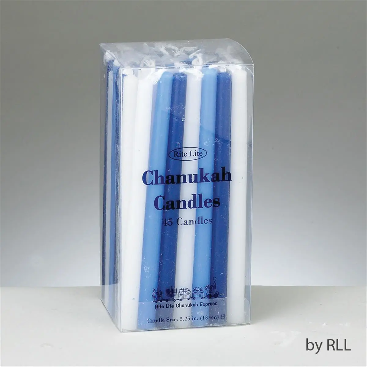 Rite Lite C-10-BWN2 Deluxe Chanukah Candles, Blue & White - Pack of 24