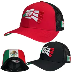 Gorra Hecho en Mexico Aguila Bordada, Visera Curvada, Deportiva, Ajusbable, Banda elastica Baseball Cap Adjustable Adjustable Outdoor Cap
